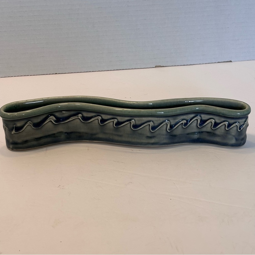 Wavy Ceramic Planter
